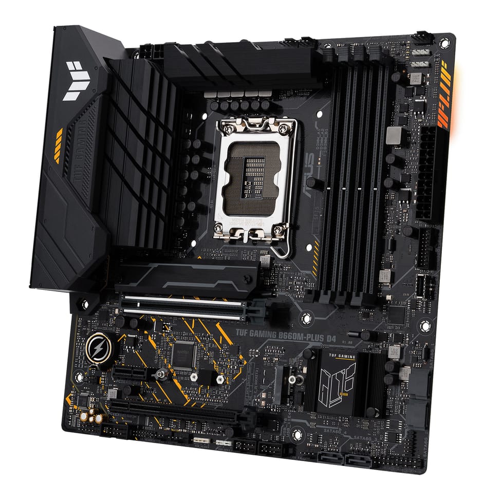 ASUS TUF GAMING B660M- PLUS D4 Intel B660 LGA 1700 micro ATX (90MB1940-M0EAY0) — image 3
