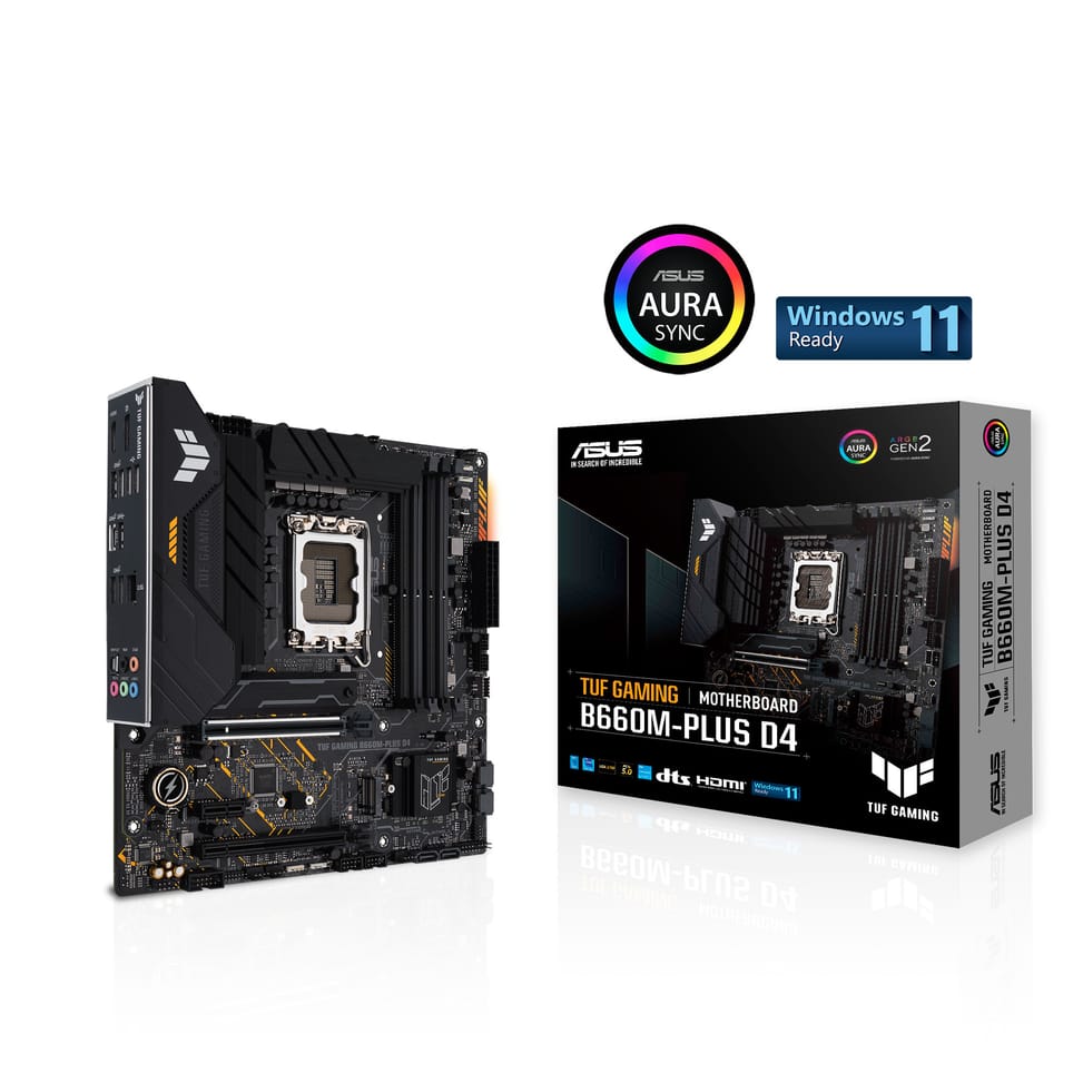 ASUS TUF GAMING B660M- PLUS D4 Intel B660 LGA 1700 micro ATX (90MB1940-M0EAY0) — image 8