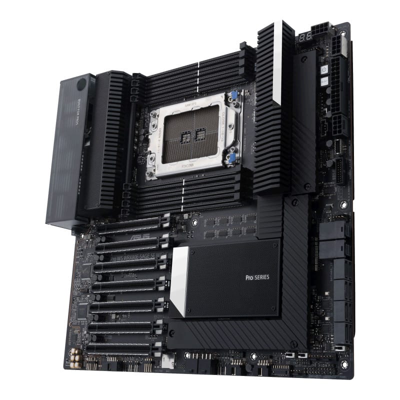 ASUS Pro WS WRX80E-SAGE SE WIFI II AMD WRX80 Emplacement sWRX8 ATX étendu (90MB1E60-M0EAY0) — image 1