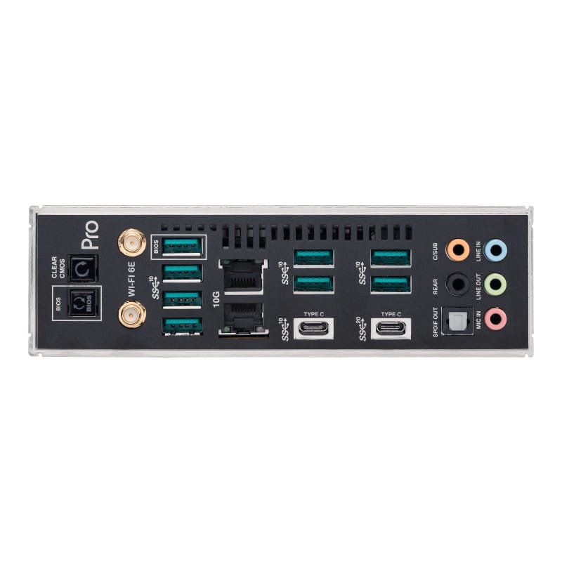 ASUS Pro WS WRX80E-SAGE SE WIFI II AMD WRX80 Emplacement sWRX8 ATX étendu (90MB1E60-M0EAY0) — image 4