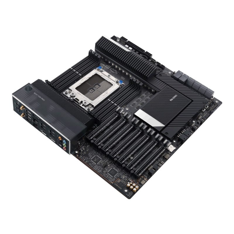 ASUS Pro WS WRX80E-SAGE SE WIFI II AMD WRX80 Emplacement sWRX8 ATX étendu (90MB1E60-M0EAY0) — image 9