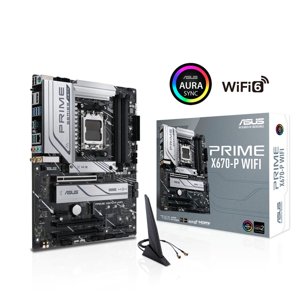 ASUS PRIME X670-P WIFI AMD X670 Emplacement AM5 ATX (90MB1BV0-M0EAY0) — image 3
