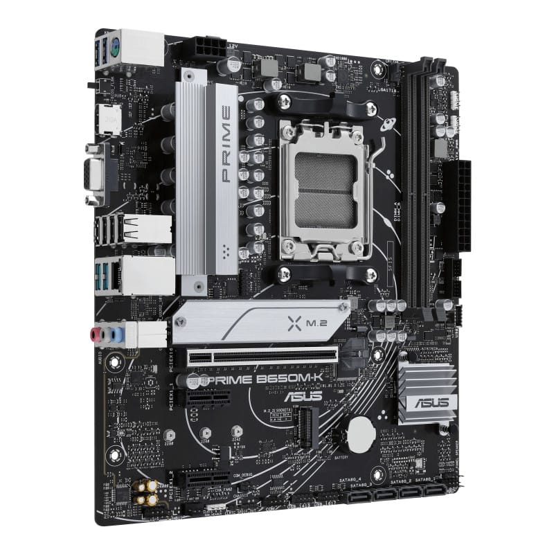 ASUS PRIME B650M-K AMD B650 Emplacement AM5 micro ATX (90MB1F60-M0EAY0) — image 2