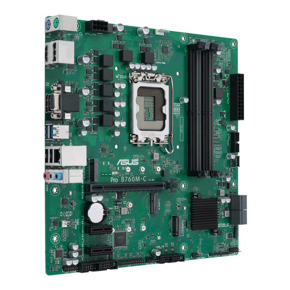 ASUS PRO B760M-C-CSM Intel B760 LGA 1700 micro ATX (90MB1DX0-M0EAYC) — image 2