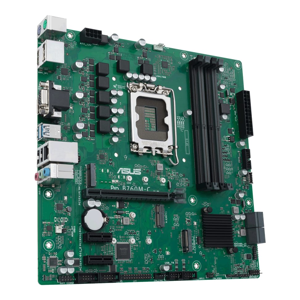 ASUS PRO B760M-C-CSM Intel B760 LGA 1700 micro ATX (90MB1DX0-M0EAYC) — image 3