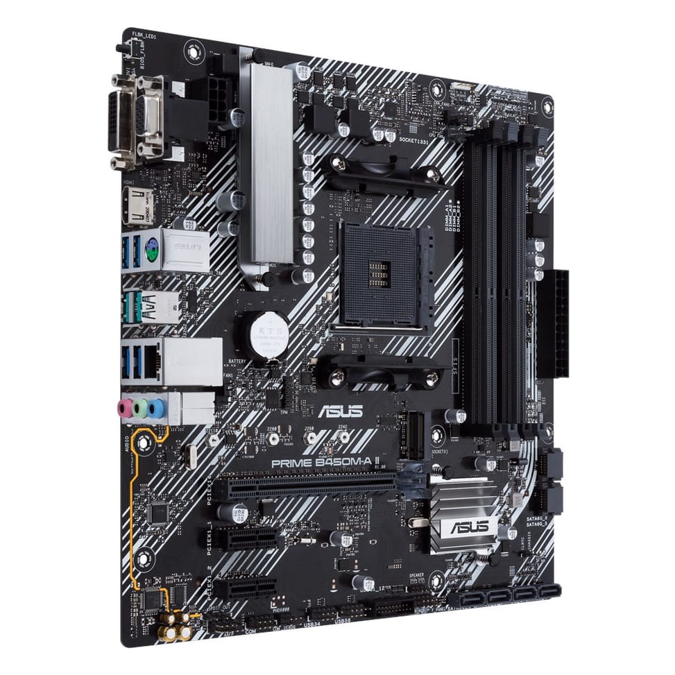 ASUS PRIME B450M-A II AMD B450 Emplacement AM4 micro ATX (90MB15Z0-M0EAY0) — image 2