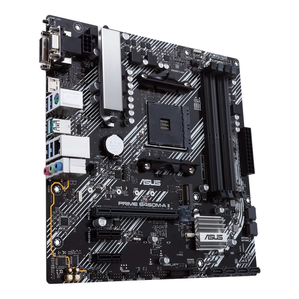ASUS PRIME B450M-A II AMD B450 Emplacement AM4 micro ATX (90MB15Z0-M0EAY0) — image 4