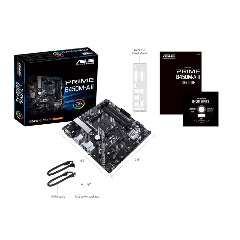 ASUS PRIME B450M-A II AMD B450 Emplacement AM4 micro ATX (90MB15Z0-M0EAY0) — image 7