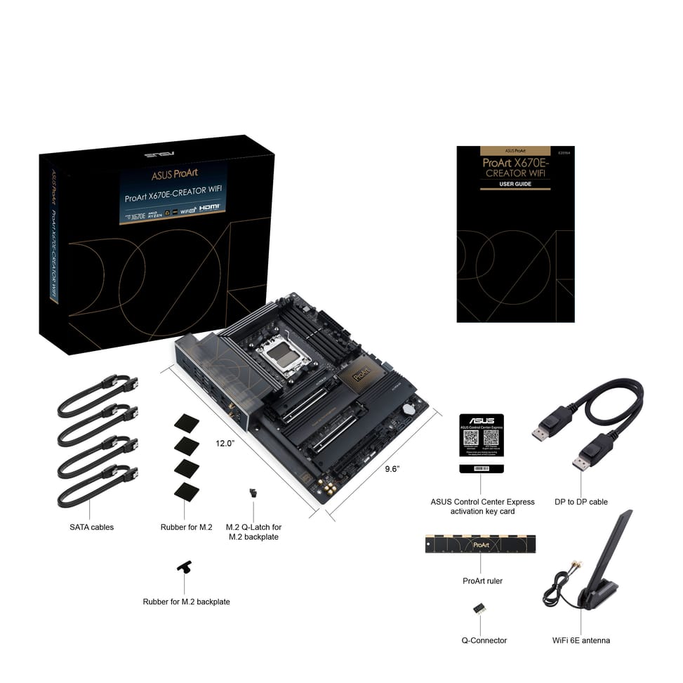 ASUS ProArt X670E-CREATOR WIFI AMD X670 Emplacement AM5 ATX (90MB1B90-M0EAY0) — image 8