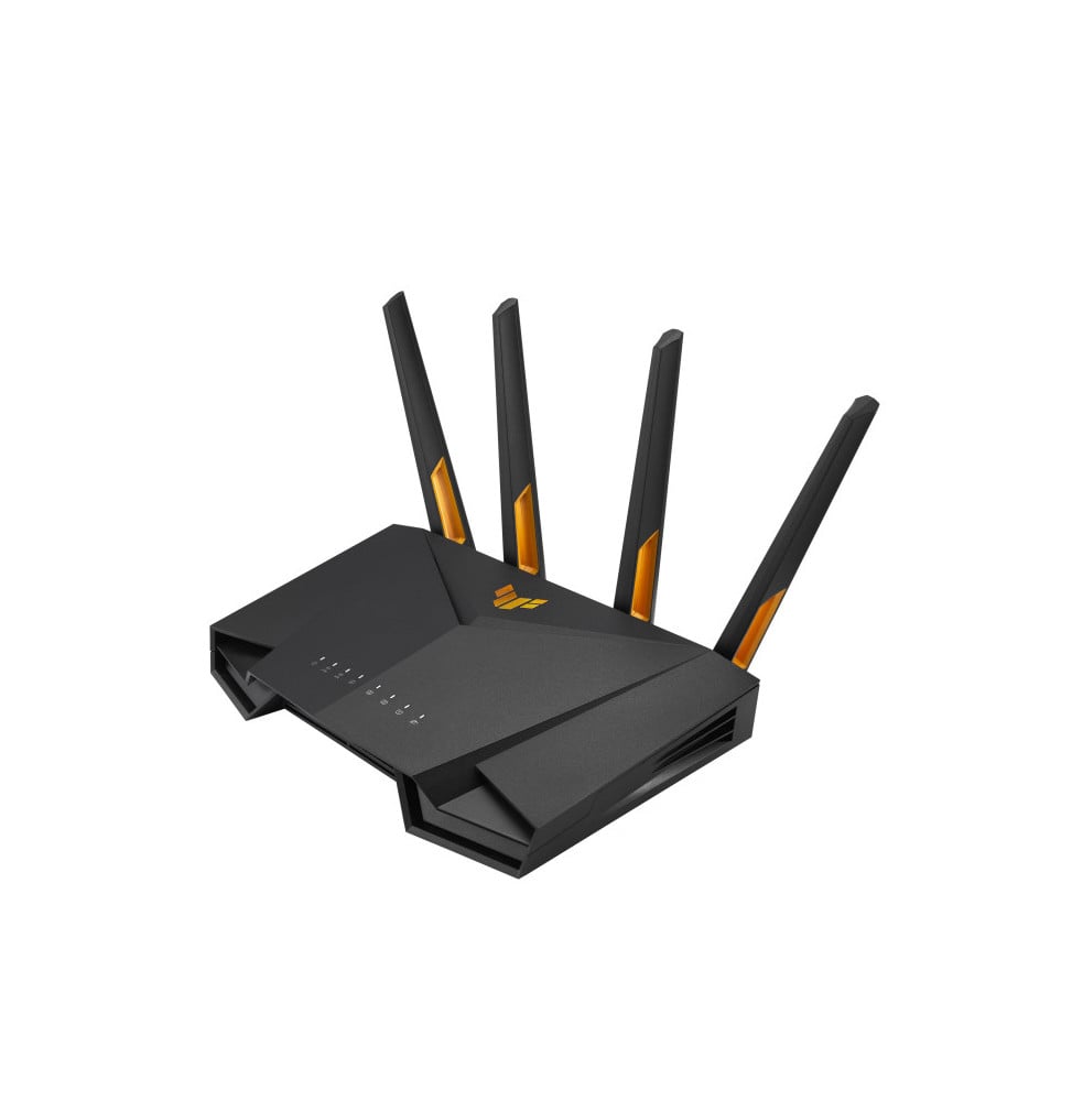 ASUS TUF Gaming AX3000 V2 routeur sans fil Gigabit Ethernet Bi-bande (2,4 GHz / 5 GHz) Noir, Orange (90IG0790-MO3B00)