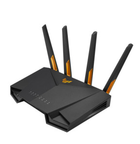ASUS TUF Gaming AX3000 V2 routeur sans fil Gigabit Ethernet Bi-bande (2,4 GHz / 5 GHz) Noir, Orange (90IG0790-MO3B00)