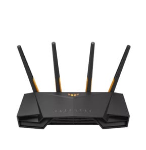 ASUS TUF Gaming AX3000 V2 routeur sans fil Gigabit Ethernet Bi-bande (2,4 GHz / 5 GHz) Noir, Orange (90IG0790-MO3B00)