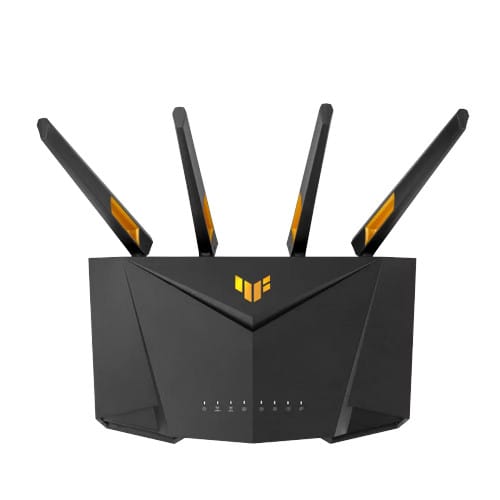 ASUS TUF Gaming AX3000 V2 routeur sans fil Gigabit Ethernet Bi-bande (2,4 GHz / 5 GHz) Noir, Orange (90IG0790-MO3B00) — image 5
