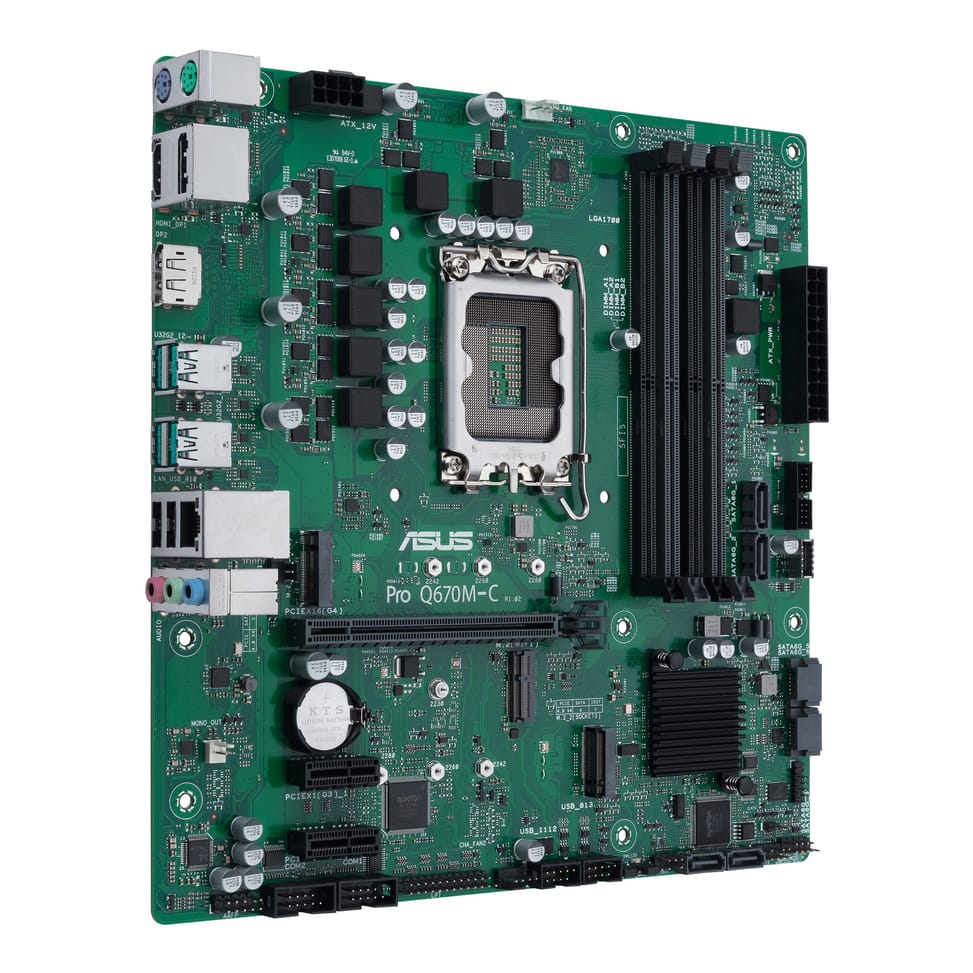 ASUS PRO Q670M-C-CSM Intel Q670 LGA 1700 micro ATX (90MB19E0-M0EAYC) — image 2
