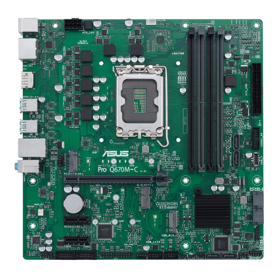 ASUS PRO Q670M-C-CSM Intel Q670 LGA 1700 micro ATX (90MB19E0-M0EAYC) — image 1