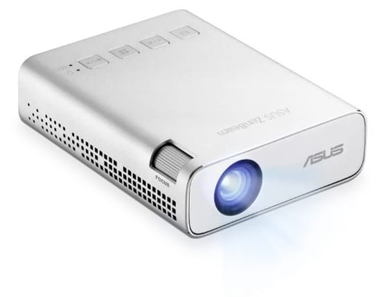 ASUS ZenBeam E1R vidéo-projecteur Projecteur à focale standard 200 ANSI lumens LED WVGA (854x480) Argent (90LJ00J3-B01070)