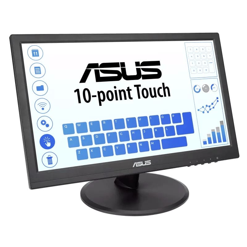 ASUS VT168HR écran plat de PC 39,6 cm (15.6") 1366 x 768 pixels WXGA LED Écran tactile Noir (90LM02G1-B04170) — image 3
