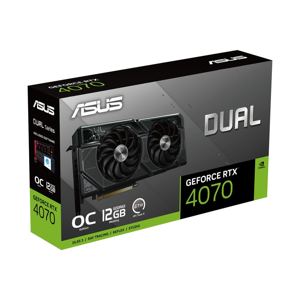 ASUS Dual -RTX4070-O12G NVIDIA GeForce RTX 4070 12 Go GDDR6X (90YV0IZ2-M0NA00) — image 16