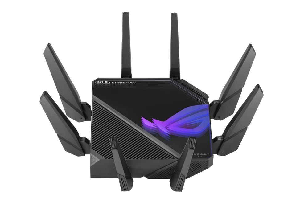 ASUS ROG Rapture GT-AXE16000 routeur sans fil 10 Gigabit Ethernet Tri-bande (2,4 GHz / 5 GHz / 6 GHz) Noir (90IG06W0-MU2A10) — image 2