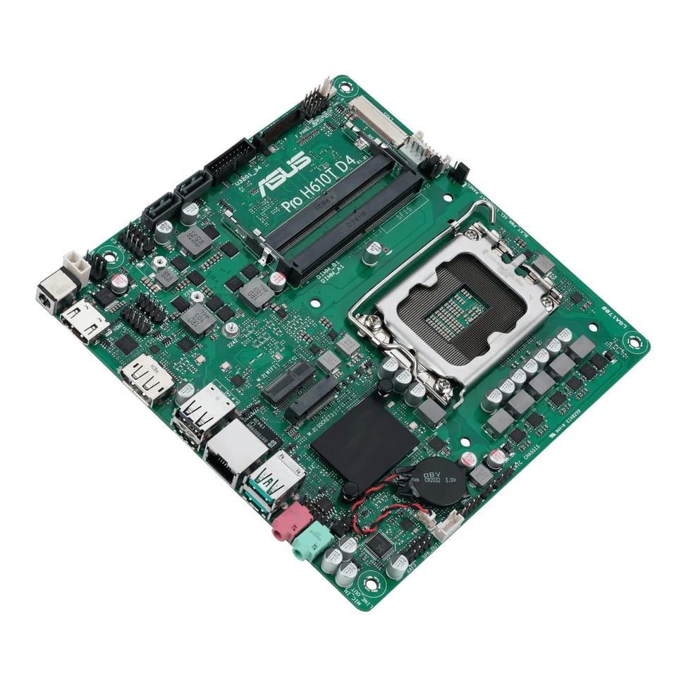 ASUS Pro H610T D4-CSM Intel H610 LGA 1700 mini ITX (90MB1AM0-M0EAYC) — image 5