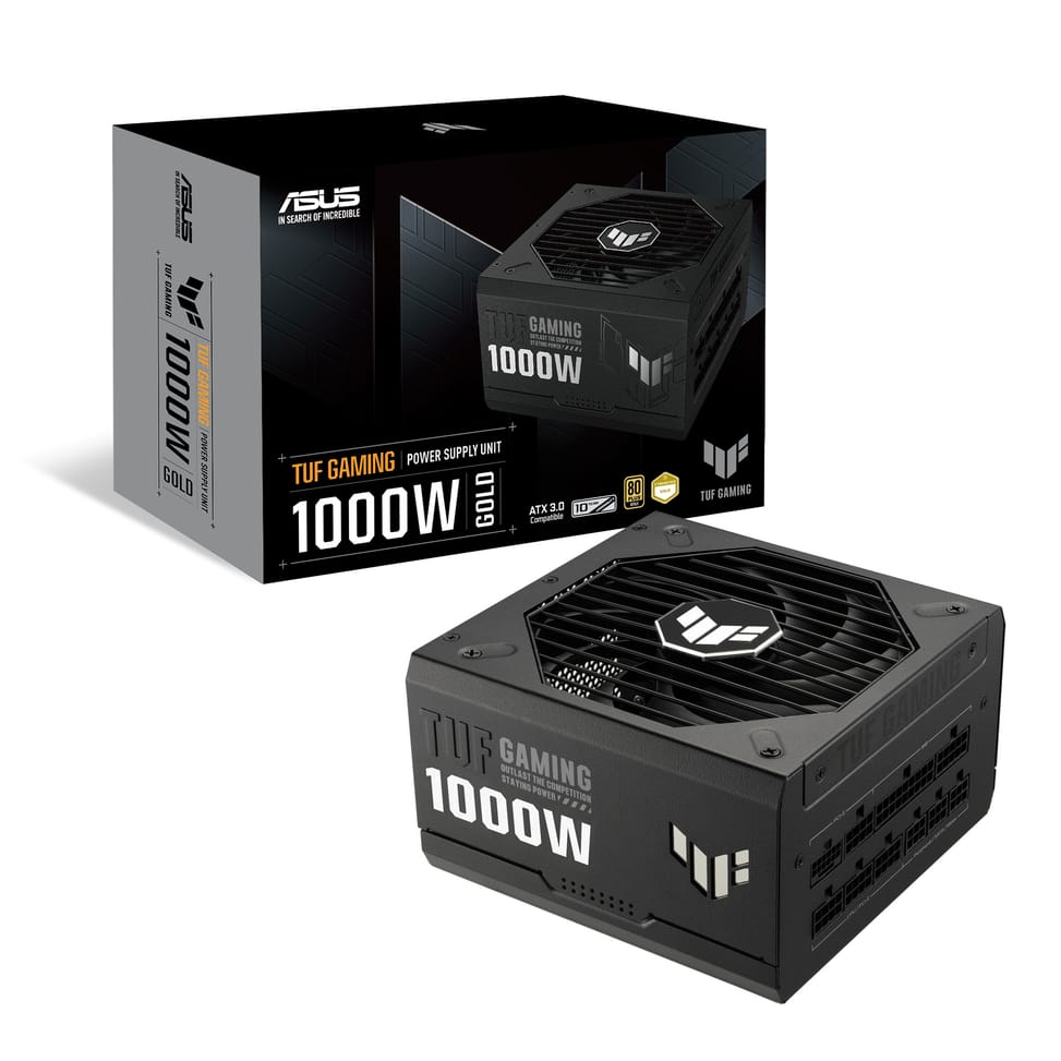 ASUS TUF Gaming 1000W Gold unité d'alimentation d'énergie 20+4 pin ATX ATX Noir (90YE00S1-B0NA00) — image 12