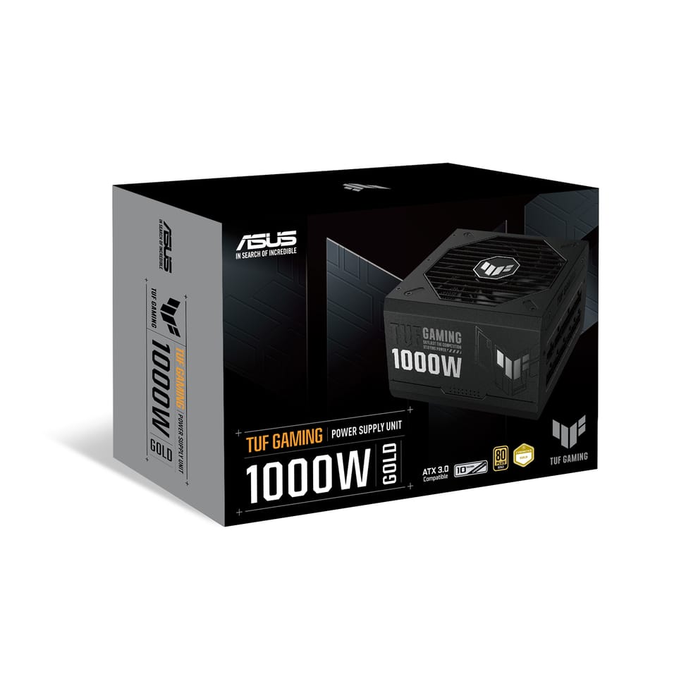 مزود طاقة ASUS TUF Gaming 1000W Gold 20+4 pin ATX ATX أسود (90YE00S1-B0NA00) — صورة 13