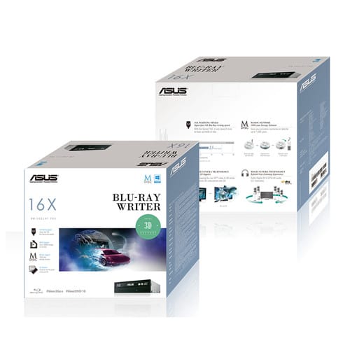 ASUS BW-16D1HT Bulk Silent lecteur de disques optiques Interne Blu-Ray RW Noir (90DD0200-B30000) — image 2