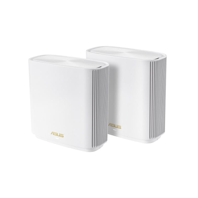 ASUS ZenWiFi AX XT8 (W-2-PK) routeur sans fil Gigabit Ethernet Tri-bande (2,4 GHz / 5 GHz / 5 GHz) Blanc (90IG0590-MO3A80) — image 1