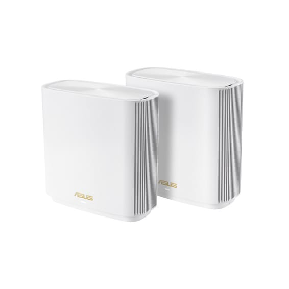 ASUS ZenWiFi AX XT8 (W-2-PK) routeur sans fil Gigabit Ethernet Tri-bande (2,4 GHz / 5 GHz / 5 GHz) Blanc (90IG0590-MO3A80)
