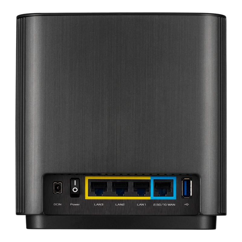 ASUS ZenWiFi AX XT8 (B-1-PK) routeur sans fil Gigabit Ethernet Tri-bande (2,4 GHz / 5 GHz / 5 GHz) Noir (90IG0590-MO3A50) — image 3