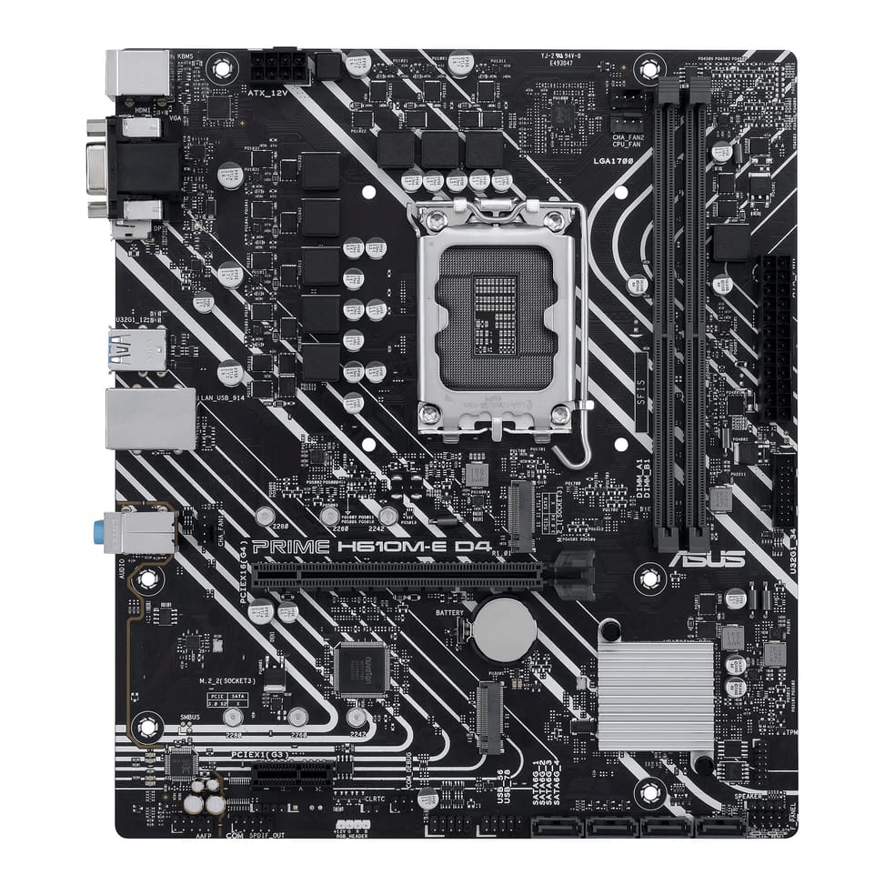ASUS PRIME H610M-E D4-CSM Intel H610 LGA 1700 micro ATX (90MB19N0-M0EAYC) — image 4