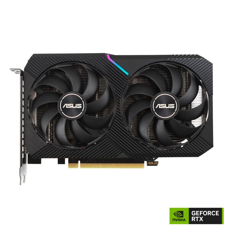 ASUS DUAL-RTX3060-O8G NVIDIA GeForce RTX 3060 8 Go GDDR6 (90YV0GB5-M0NA00) — image 1