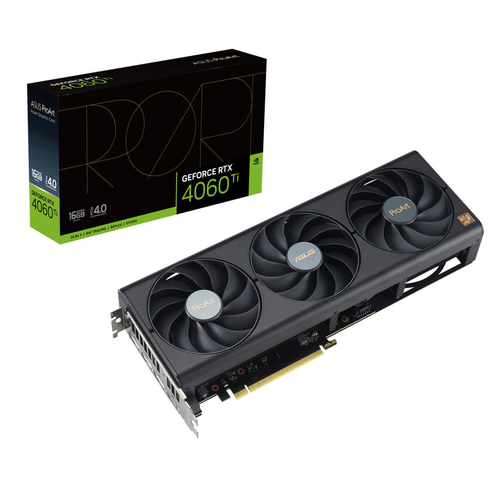 ASUS ProArt -RTX4060TI-16G NVIDIA GeForce RTX 4060 Ti 16 Go GDDR6 (90YV0JH3-M0NA00) — image 2