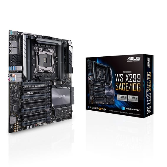 ASUS WS X299 SAGE/10G Intel® X299 LGA 2066 (Socket R4) SSI CEB (90SW00H0-M0EAY0)