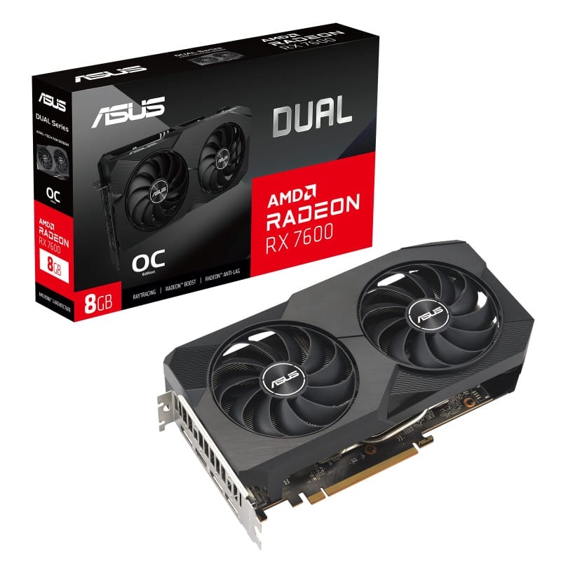 ASUS Dual -RX7600-O8G AMD Radeon RX 7600 8 Go GDDR6 (90YV0IH1-M0NA00) — image 13