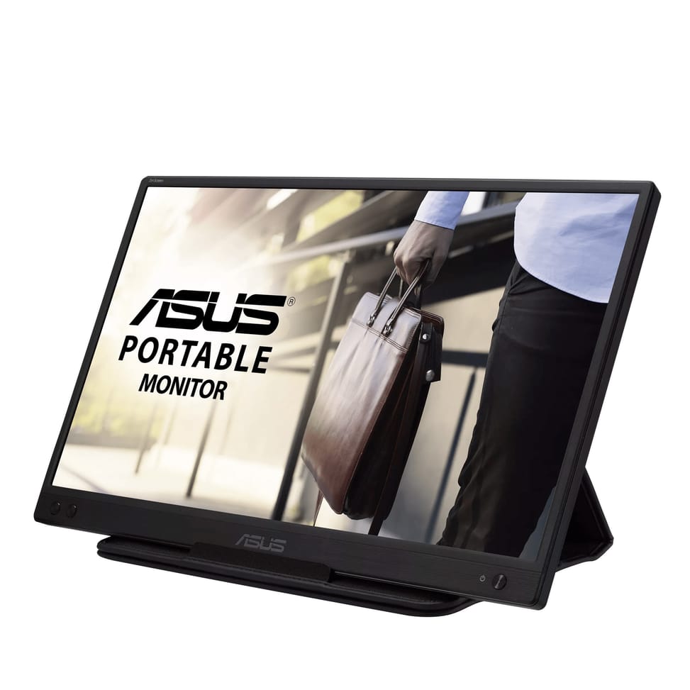 ASUS ZenScreen MB166B écran plat de PC 39,6 cm (15.6") 1920 x 1080 pixels Full HD Noir (90LM07D3-B02170) — image 1
