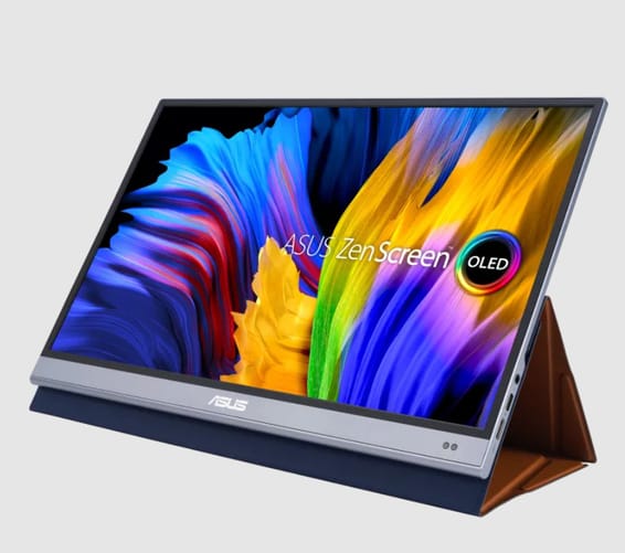 ASUS ZenScreen OLED MQ16AH écran plat de PC 39,6 cm (15.6") 1920 x 1080 pixels Full HD Gris (90LM07SV-B01170)