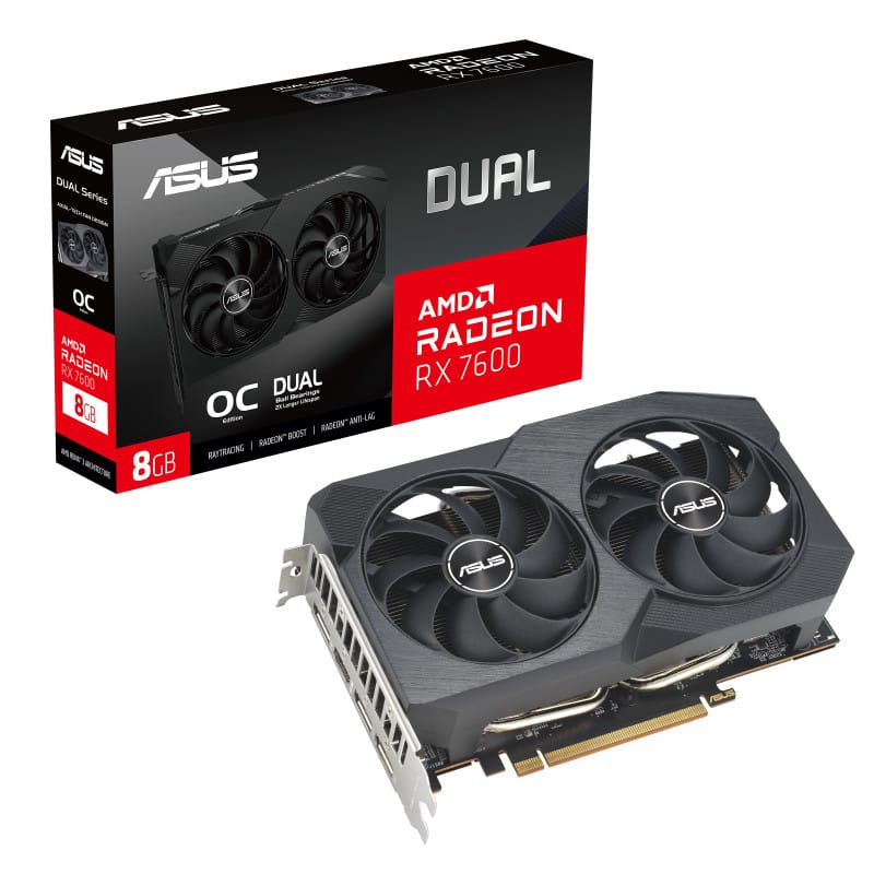 ASUS Dual -RX7600-O8G-V2 AMD Radeon RX 7600 8 Go GDDR6 (90YV0IH2-M0NA00) — image 13