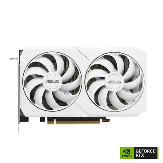 ASUS DUAL-RTX3060-O8G-WHITE NVIDIA GeForce RTX 3060 8 Go GDDR6 (90YV0GB7-M0NA00)