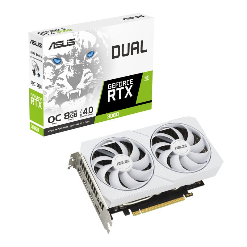 ASUS DUAL-RTX3060-O8G-WHITE NVIDIA GeForce RTX 3060 8 Go GDDR6 (90YV0GB7-M0NA00) — image 13