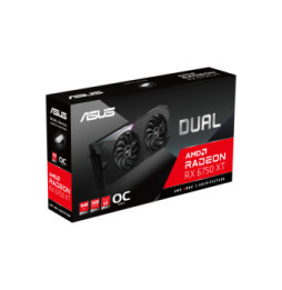 ASUS Dual -RX6750XT-O12G AMD Radeon RX 6750 XT 12 Go GDDR6 (90YV0HK0-M0NA00)