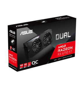 ASUS Dual -RX6750XT-O12G AMD Radeon RX 6750 XT 12 Go GDDR6 (90YV0HK0-M0NA00)