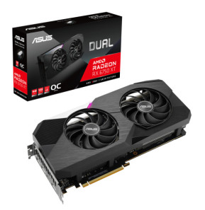 ASUS Dual -RX6750XT-O12G AMD Radeon RX 6750 XT 12 Go GDDR6 (90YV0HK0-M0NA00)