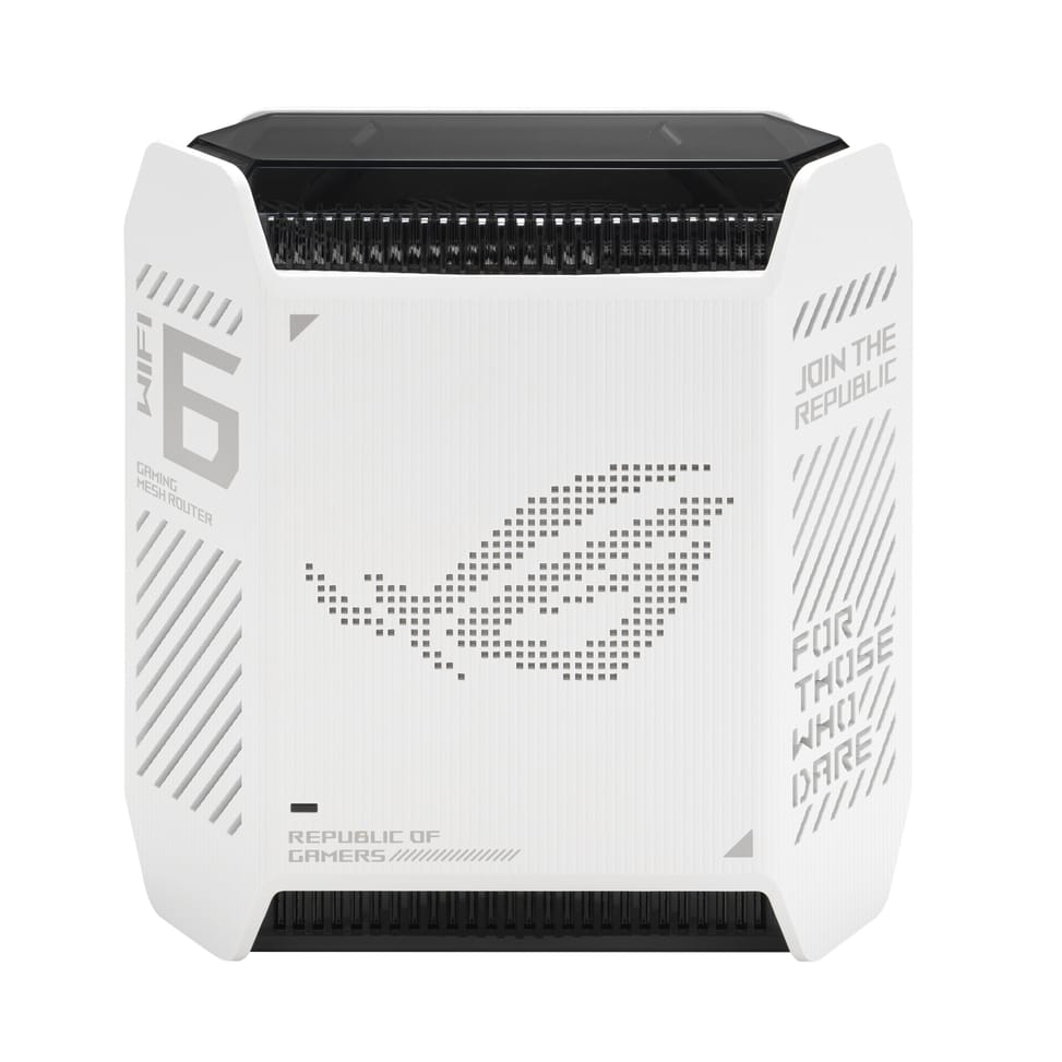ASUS ROG Rapture GT6 Tri-bande (2,4 GHz / 5 GHz / 5 GHz) Wi-Fi 6 (802.11ax) Blanc 4 Interne (90IG07F0-MU9A30) — image 1