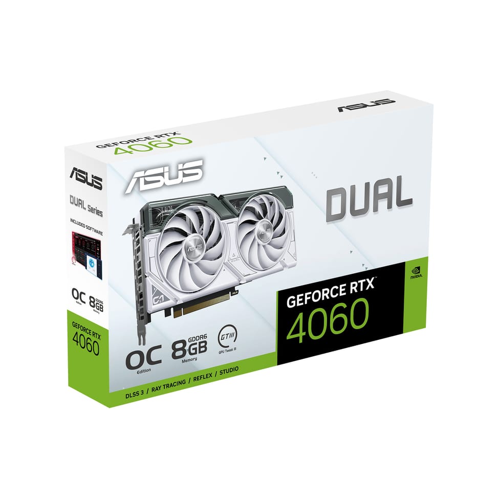 ASUS Dual -RTX4060-O8G-WHITE NVIDIA GeForce RTX 4060 8 Go GDDR6 (90YV0JC2-M0NA00) — image 11