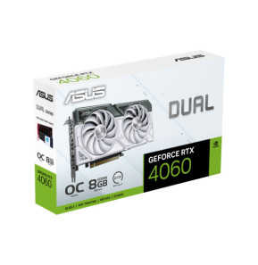 ASUS Dual -RTX4060-O8G-WHITE NVIDIA GeForce RTX­ 4060 8 Go GDDR6 (90YV0JC2-M0NA00)