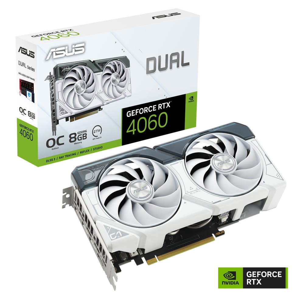 ASUS Dual -RTX4060-O8G-WHITE NVIDIA GeForce RTX 4060 8 Go GDDR6 (90YV0JC2-M0NA00) — image 12