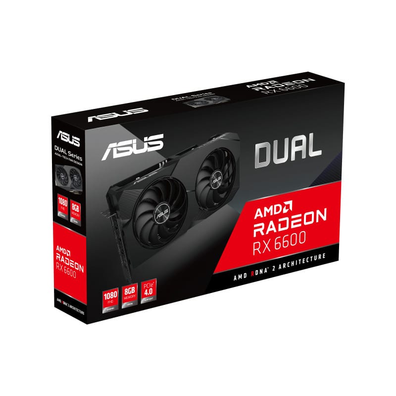 ASUS Dual -RX6600-8G-V2 AMD Radeon RX 6600 8 Go GDDR6 (90YV0GP2-M0NA00) — image 10