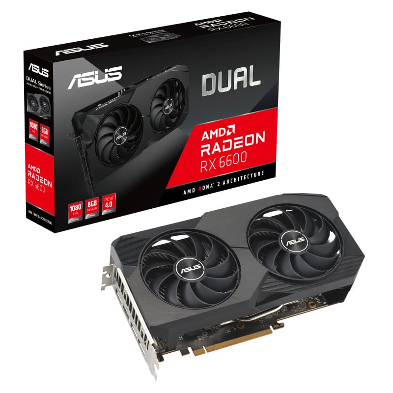 ASUS Dual -RX6600-8G-V2 AMD Radeon RX 6600 8 Go GDDR6 (90YV0GP2-M0NA00) — image 11