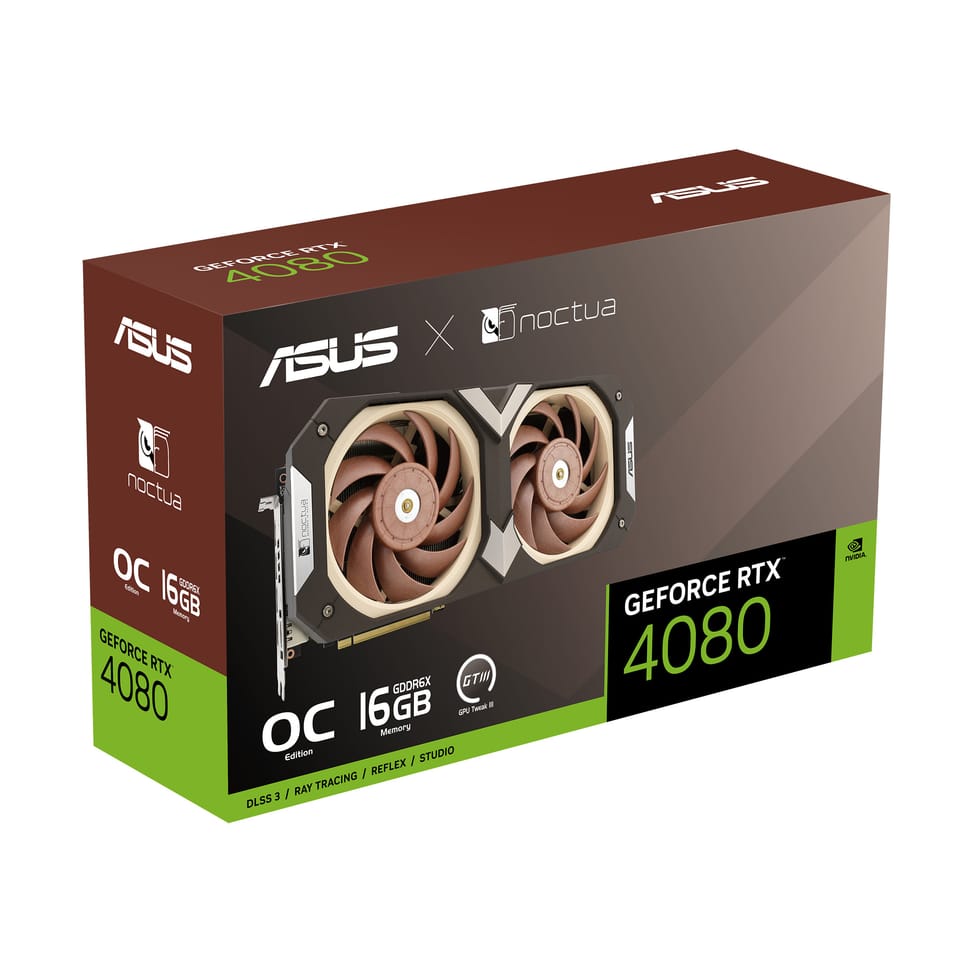 ASUS RTX4080-O16G-NOCTUA NVIDIA GeForce RTX 4080 16 Go GDDR6X (90YV0IB2-M0NA00) — image 3
